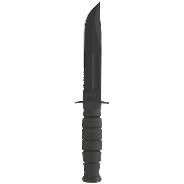Ka-Bar Knives 2024 Ka-Bar Short-Black , Plastic Sheath, Serrated KAB-1259 - main